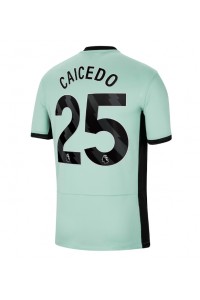 Chelsea Moises Caicedo #25 Jalkapallovaatteet Kolmaspaita 2023-24 Lyhythihainen